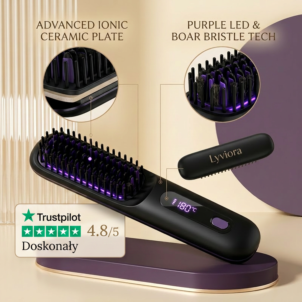 Lyviora®  All in 1 wireless hair brush