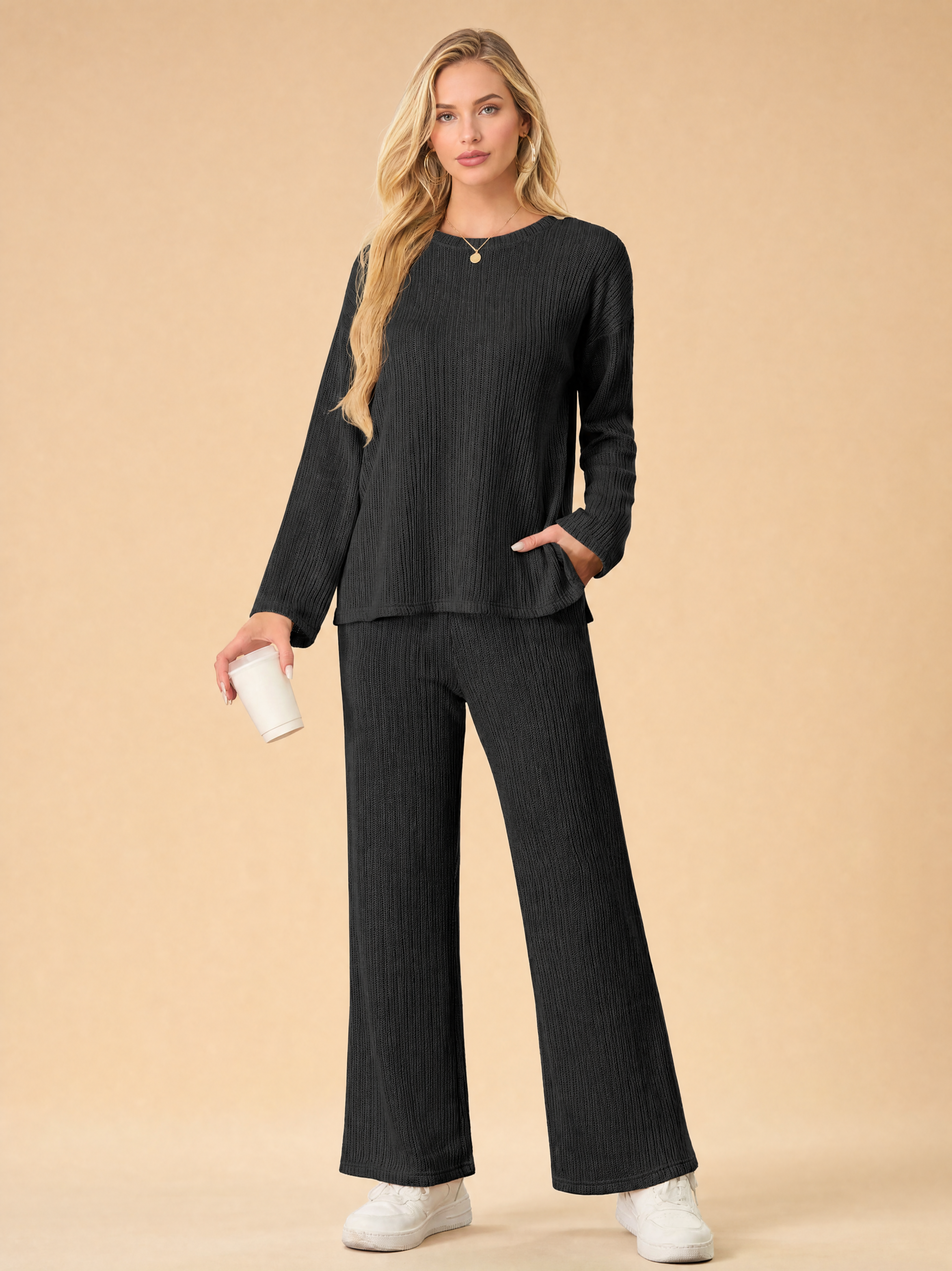 Lyviora™ Noa Rib Lounge Set ⭐
